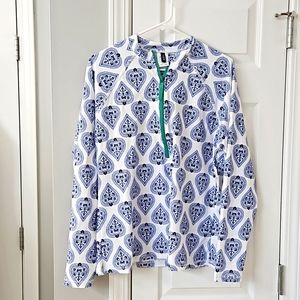 J. Crew Rashguard Swimshirt 2X XL Sun Shirt UPF50+ NWT